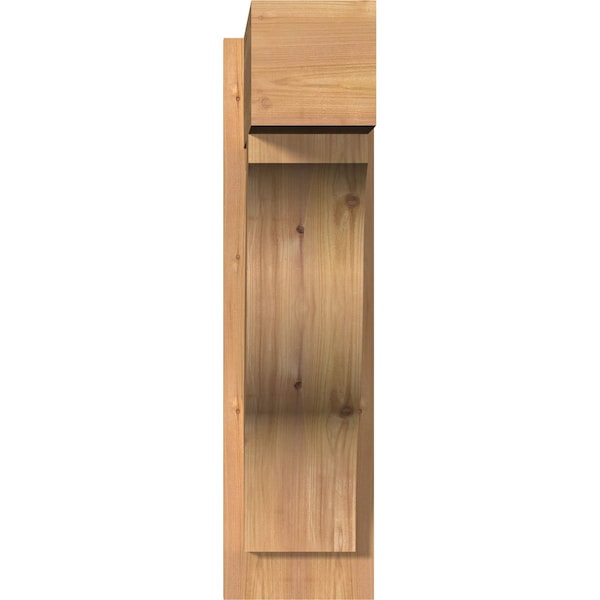 Funston Block Smooth Outlooker, Western Red Cedar, 7 1/2W X 20D X 28H